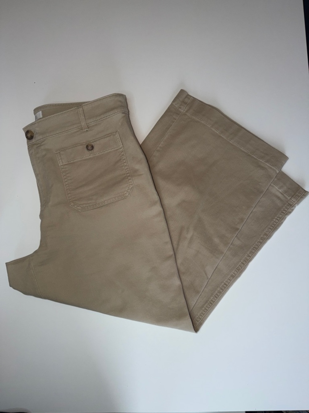 LOFT Palmer Wide Leg Pants 12 CURVY